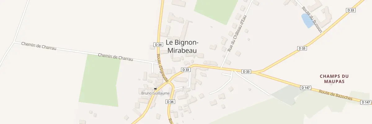 Plan du 15 Pl Mirabeau au Bignon-Mirabeau