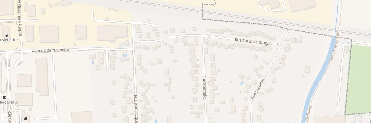 Plan du 37 Rue Berthelot à Meaux