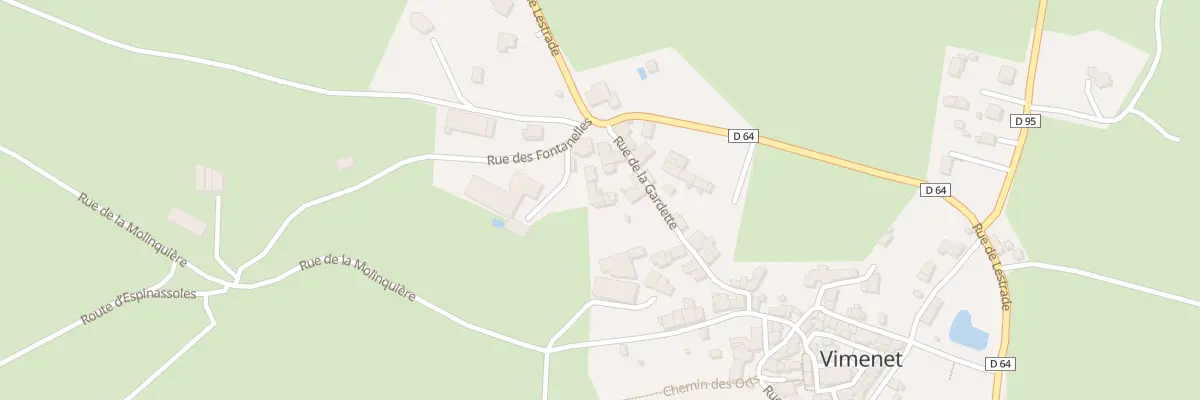 Plan du 5065 La Gardette à Vimenet