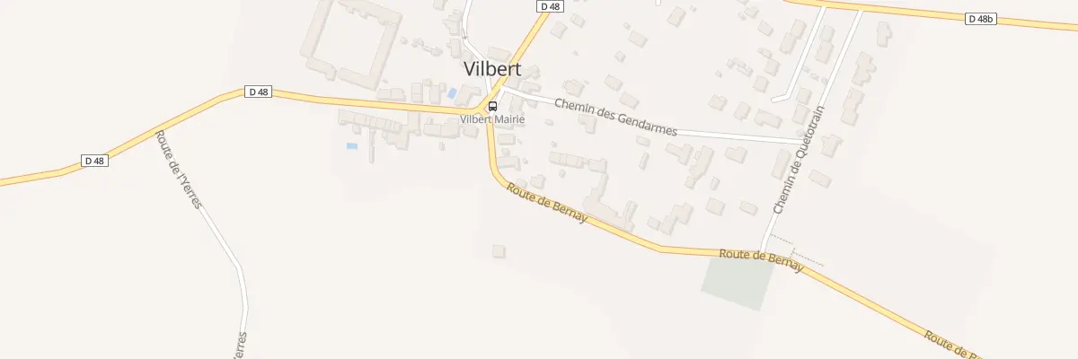 Plan du 7 Rte de Bernay à Bernay-Vilbert