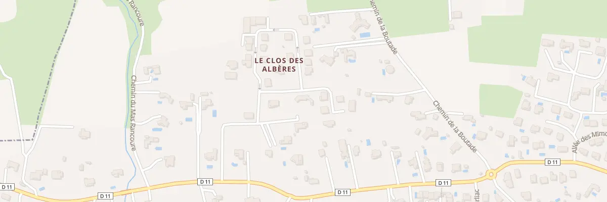Plan du 3 Imp Carrero de la Vernosa à Laroque-des-Albères
