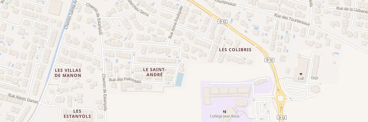 Plan du 24 Rue des Palombes à Pia