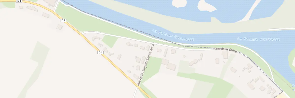 Plan du 15 Rue de la Vallee à Biaches