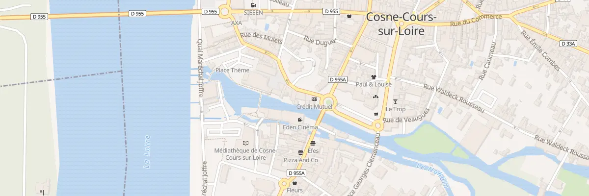 Plan du 5 Rue Alphonse Baudin à Cosne-Cours-sur-Loire