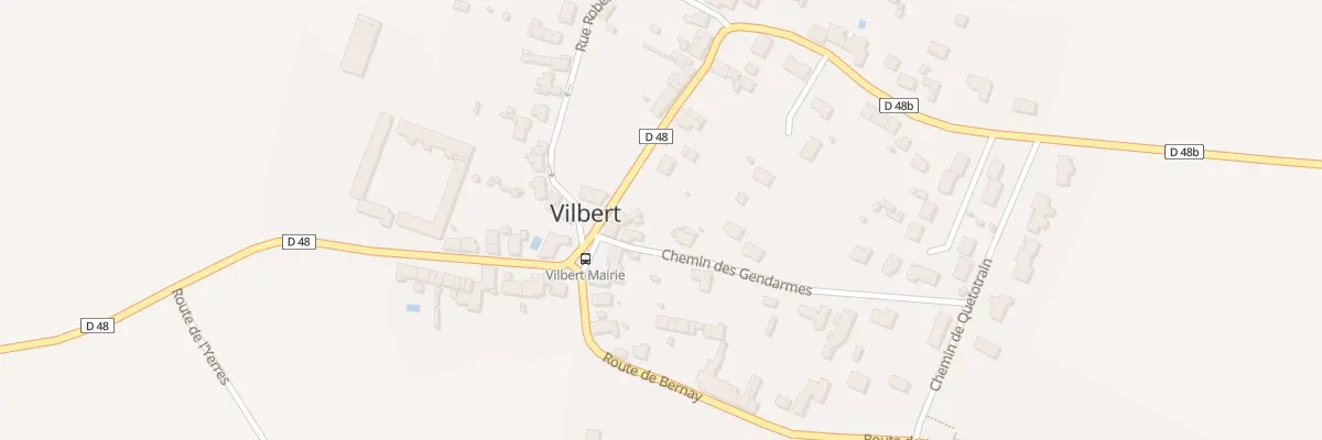 Plan du 2 Rue Maryse Bastié à Bernay-Vilbert