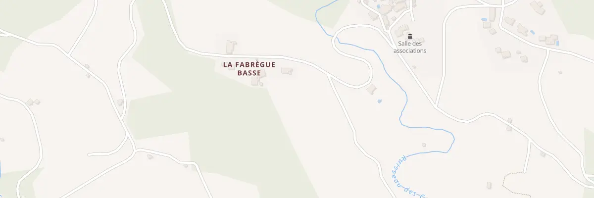 Plan du 2163F La Fabregue-Basse à Saint-Julien