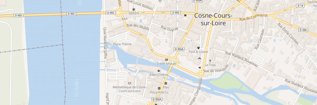 Plan du 6 Rue Alphonse Baudin à Cosne-Cours-sur-Loire