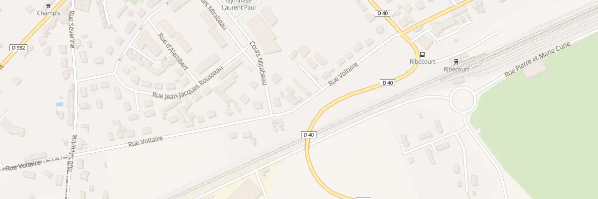 Plan du 188 Rue Voltaire à Ribécourt-Dreslincourt