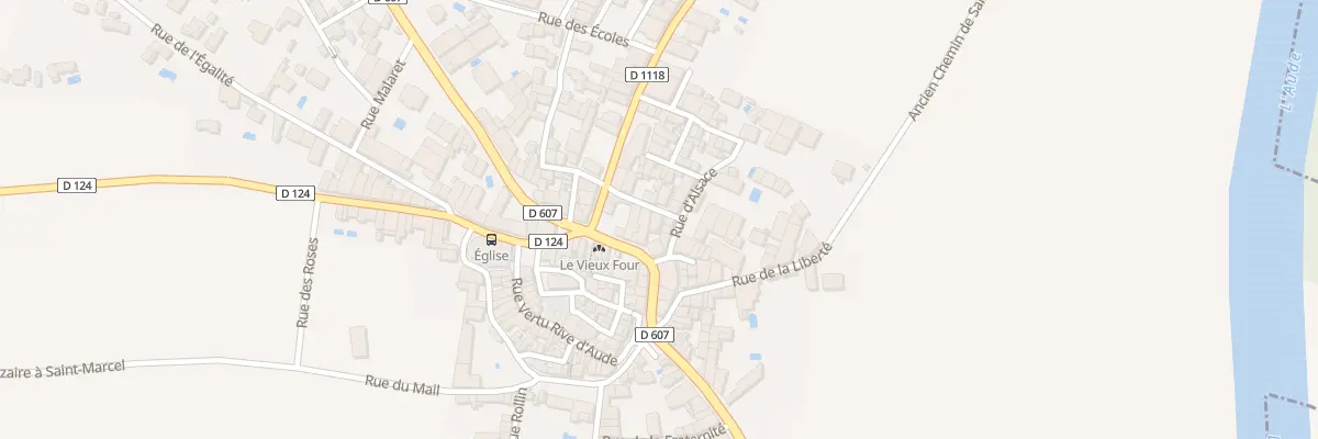 Plan du 1 Rue des Casernes à Saint-Marcel-sur-Aude
