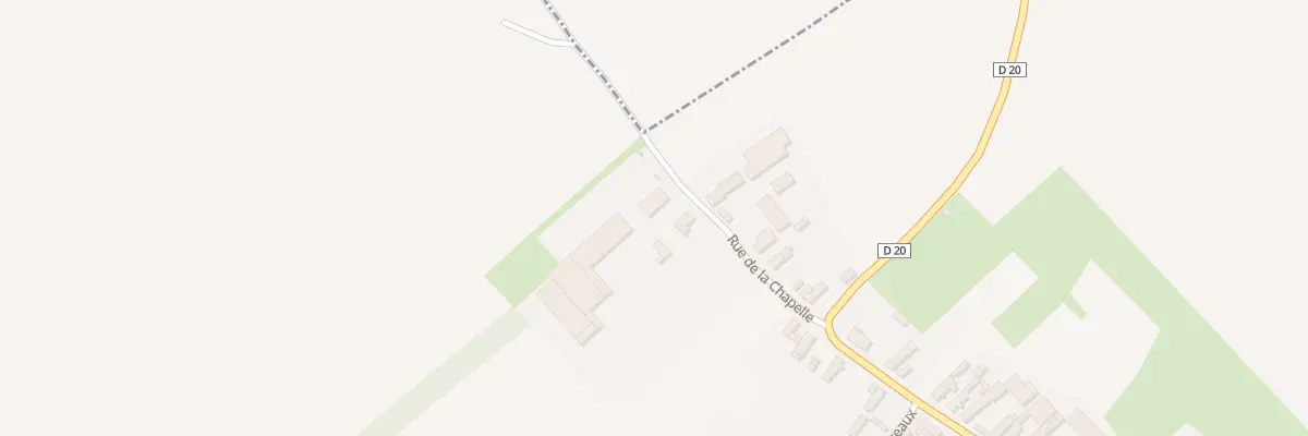 Plan du 1 Rue de la Chapelle à Rocquigny