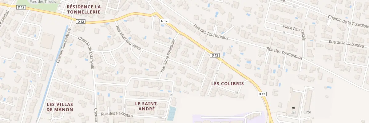 Plan du 23 Rue Marceau Serra à Pia