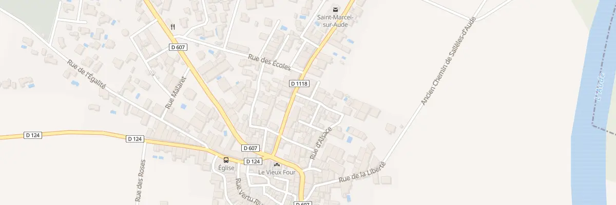 Plan du 8 Rue de la Rampe à Saint-Marcel-sur-Aude