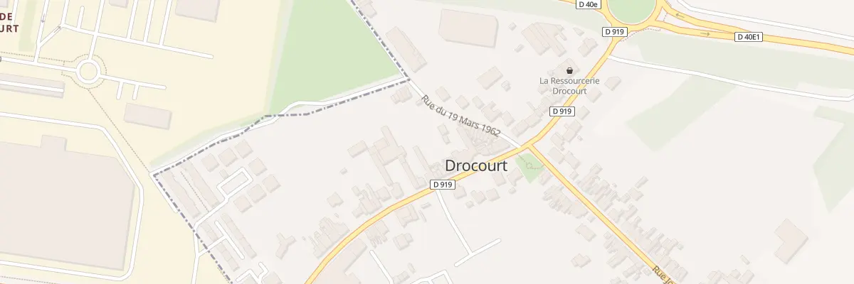 Plan du 41 Rte d’Arras à Drocourt