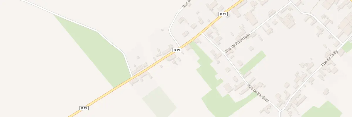Plan du 7 Rue de l’Abbaye à Rocquigny
