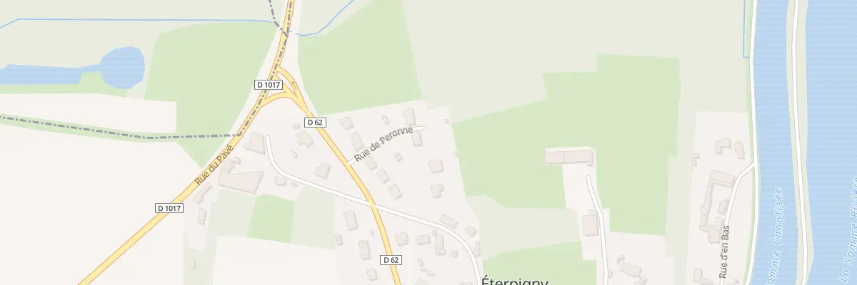 Plan du 12 Rue de Péronne à Éterpigny