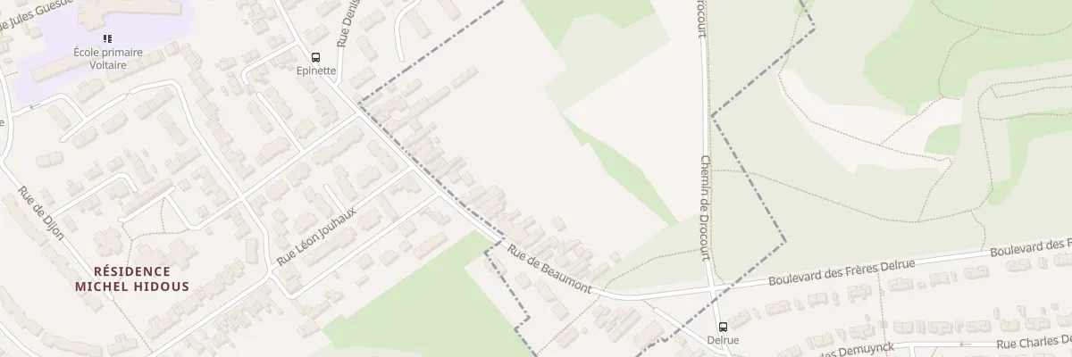 Plan du 33 Rue de Beaumont à Montigny-en-Gohelle