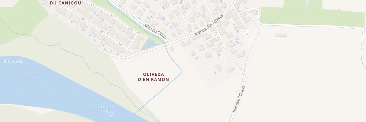 Plan du 126 Oliveda d’En Ramon à Ortaffa