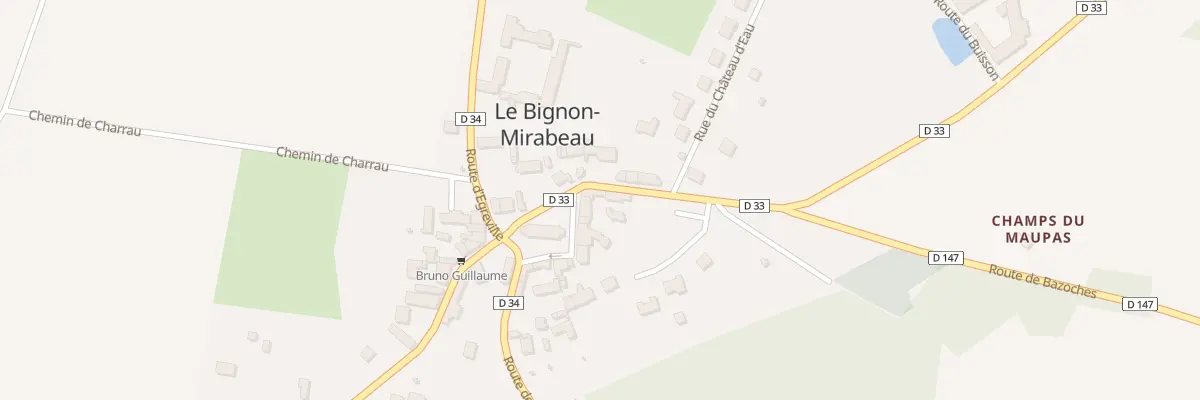Plan du 19 Pl Mirabeau au Bignon-Mirabeau