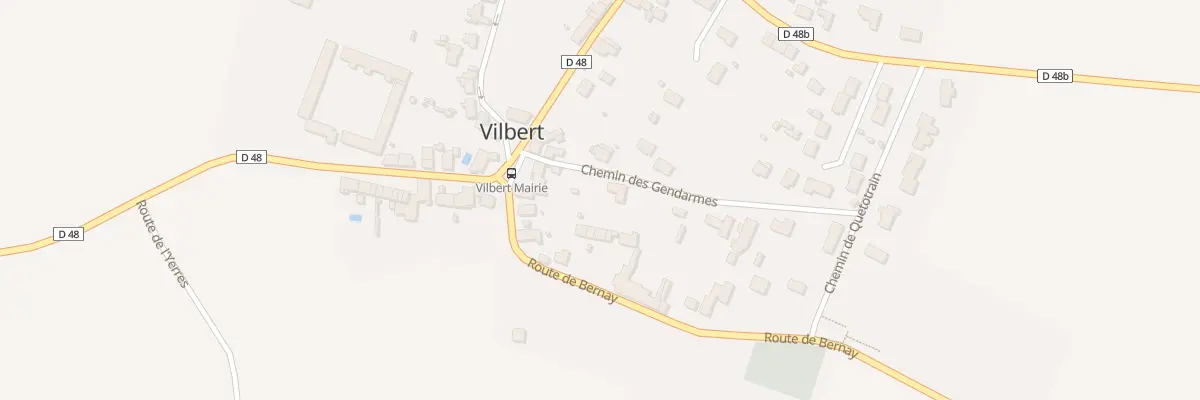 Plan du 2 Che des Gendarmes à Bernay-Vilbert