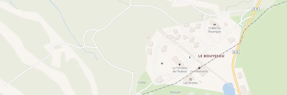 Plan du 5717 La Serre à Laguiole