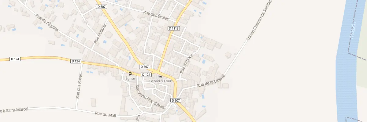Plan du 10 Rue des Casernes à Saint-Marcel-sur-Aude
