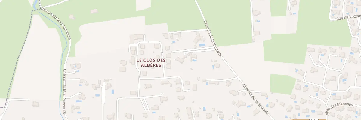 Plan du 9001 Che de la Boutade à Laroque-des-Albères