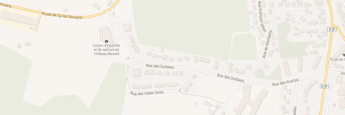 Plan du 273 Rue des Sorbiers à Château-Renard