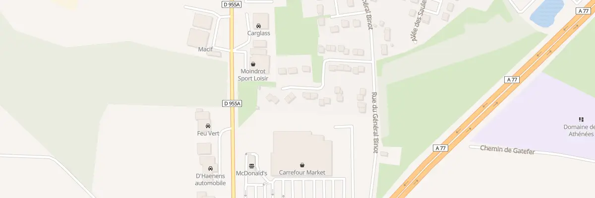 Plan du 23 Rue du Gatefer à Cosne-Cours-sur-Loire