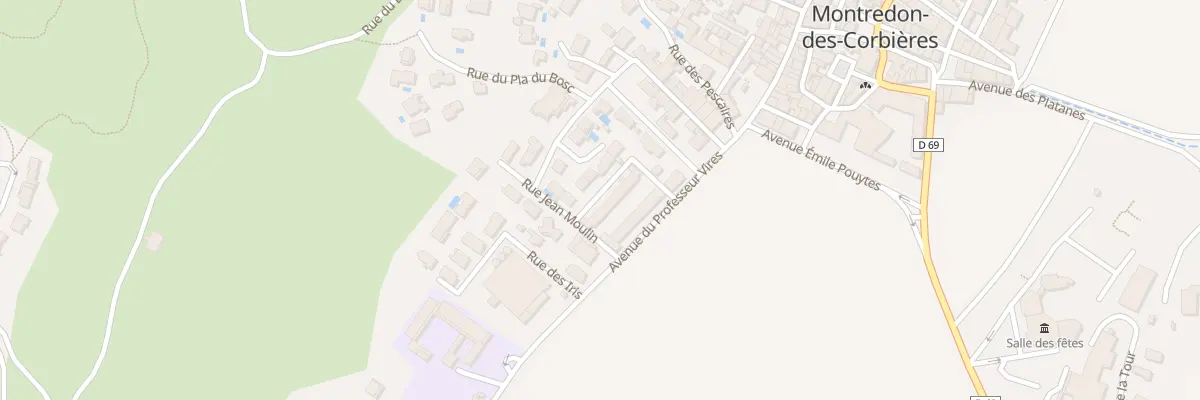 Plan du 8 Av Professeur Vires à Montredon-des-Corbières