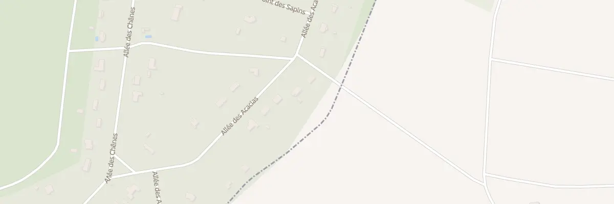 Plan du 18 All des Acacias à La Selle-en-Hermoy