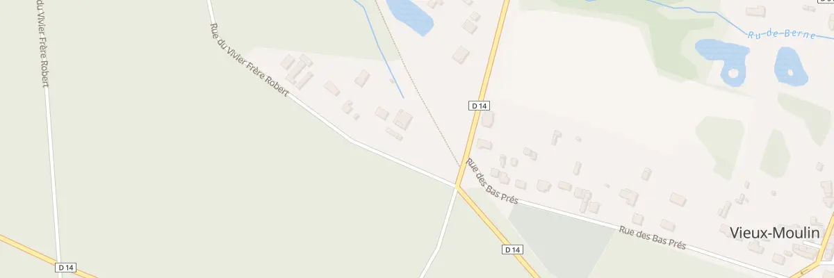 Plan du 2 Rue du Vivier Frère Robert à Vieux-Moulin