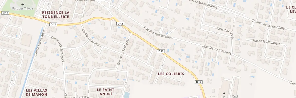 Plan du 1 Rue Pierre Brossolette à Pia