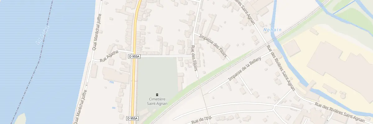 Plan du 2 Rue du Cimetière à Cosne-Cours-sur-Loire