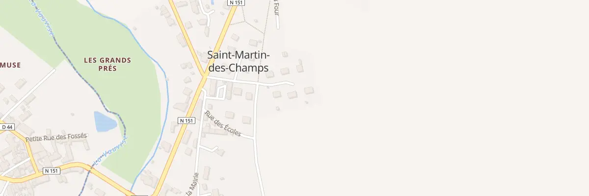 Plan du 4 Lot les Bleuets à Saint-Martin-des-Champs