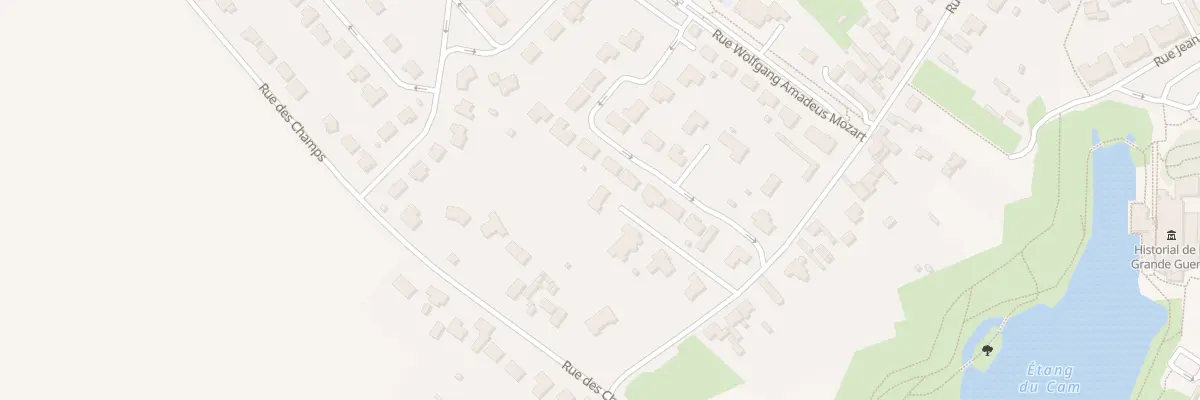 Plan du 68 Rue des Tourelles à Péronne