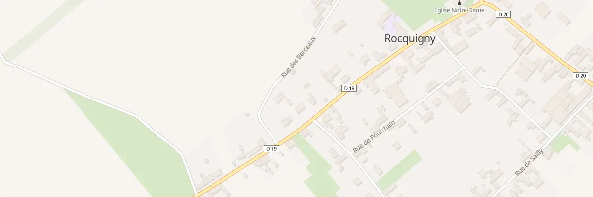Plan du 10T Rue de l’Abbaye à Rocquigny