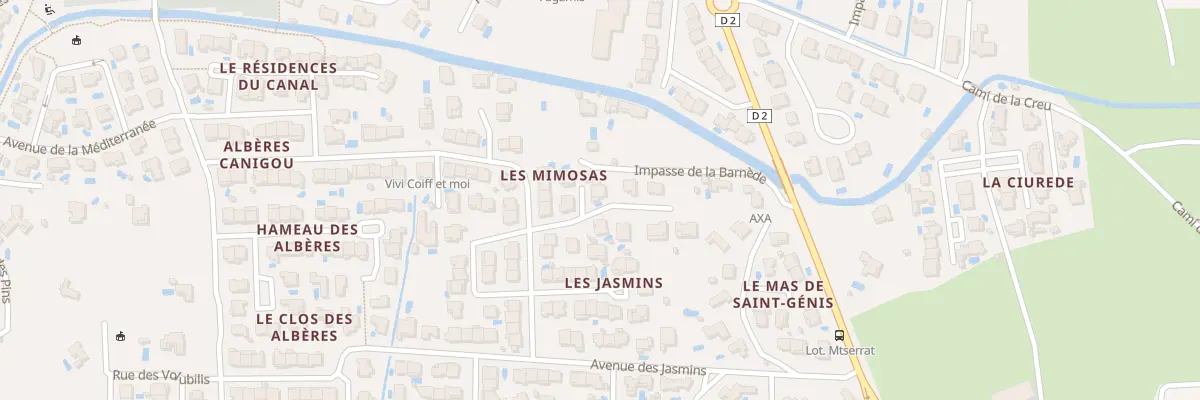 Plan du 8 Rue des Asphodèles à Saint-Génis-des-Fontaines