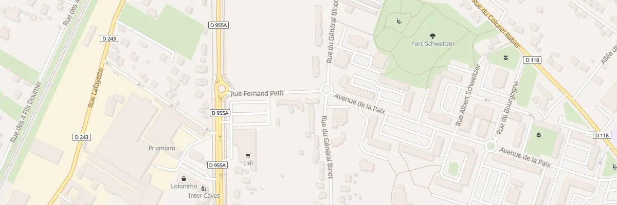 Plan du 14 Rue Fernand Petit à Cosne-Cours-sur-Loire