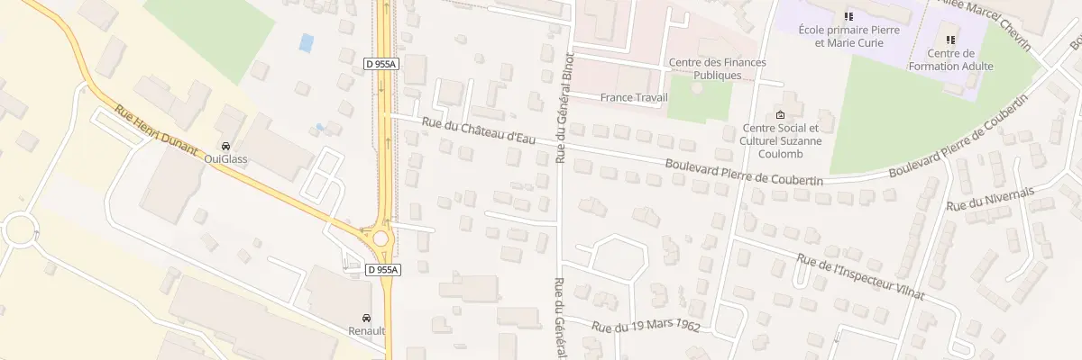 Plan du 62 Rue Gal Binot à Cosne-Cours-sur-Loire