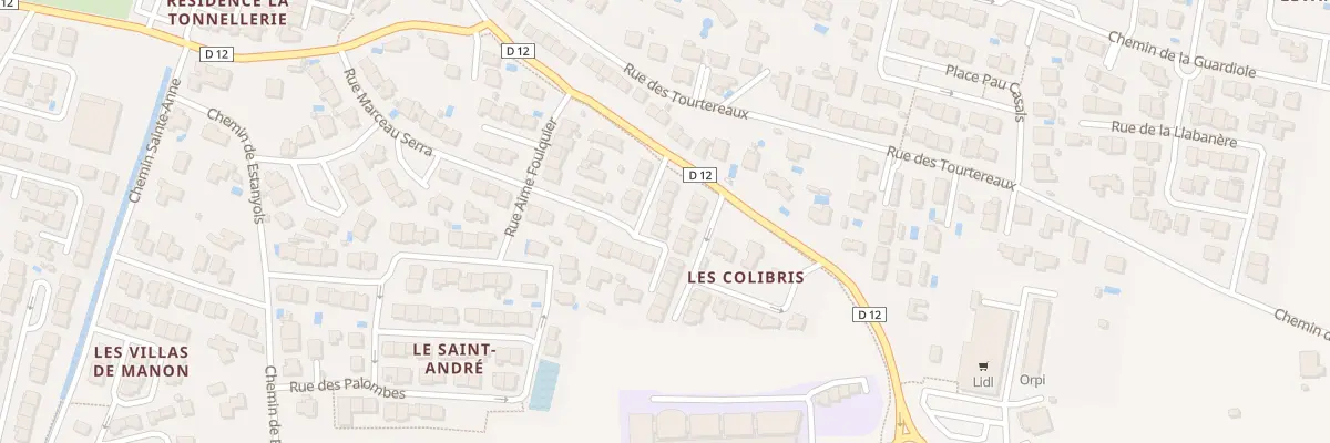 Plan du 11 Rue Pierre Brossolette à Pia