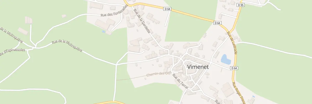 Plan du 5071 Vimenet à Vimenet