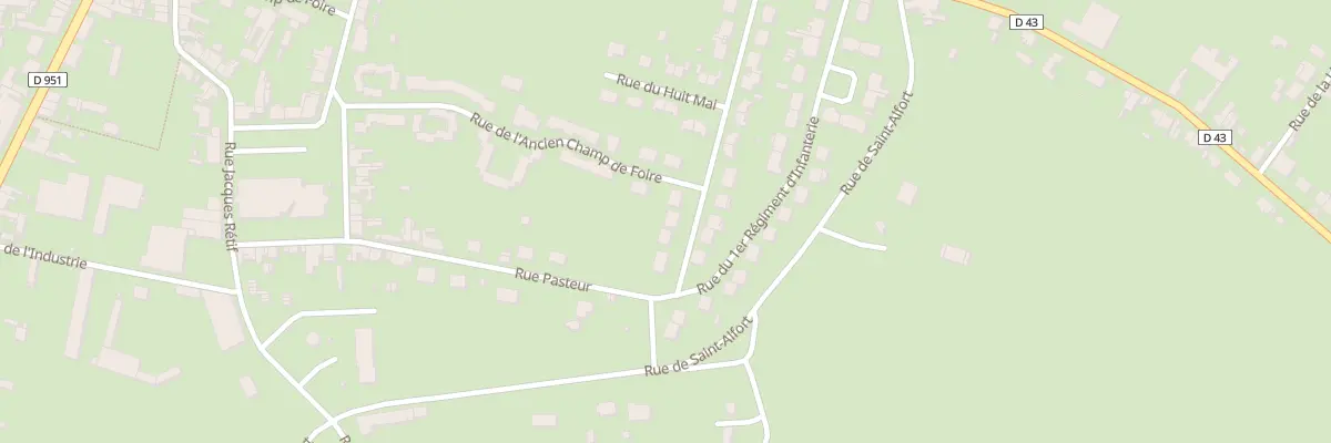 Plan du 28 Rue du Huit Mai à Sancoins