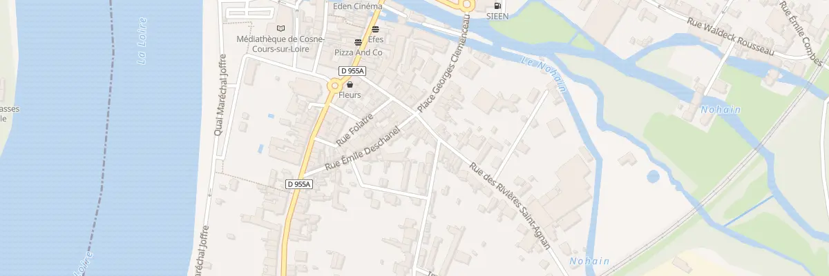 Plan du 6 Rue Rivieres Saint Agnan à Cosne-Cours-sur-Loire