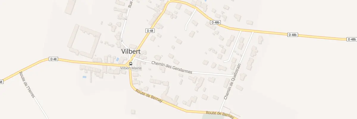 Plan du 7 Che des Gendarmes à Bernay-Vilbert