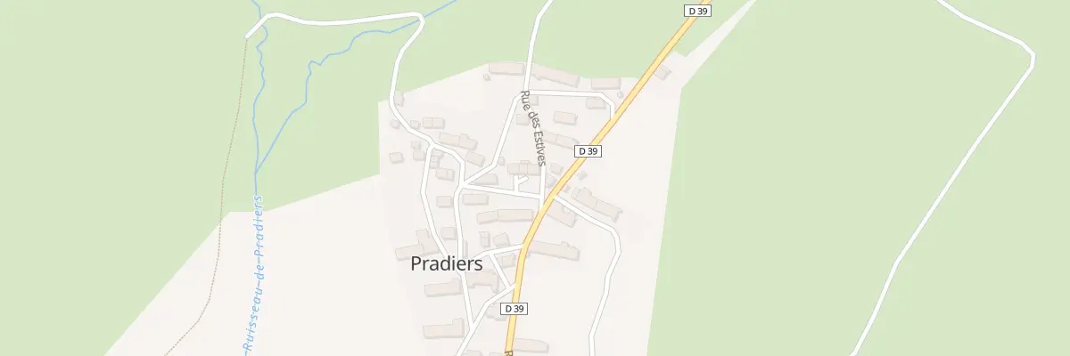 Plan du 5039 Le Bourg à Pradiers