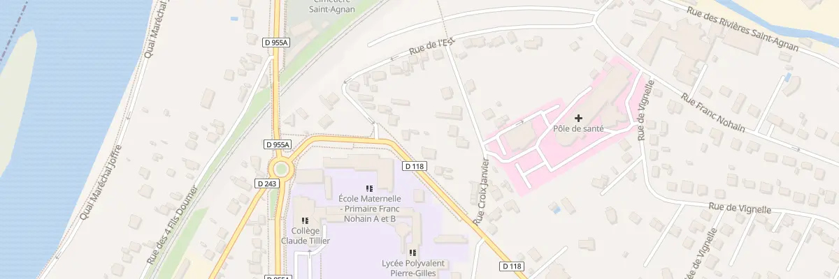 Plan du 7 Rue Col Rabier à Cosne-Cours-sur-Loire