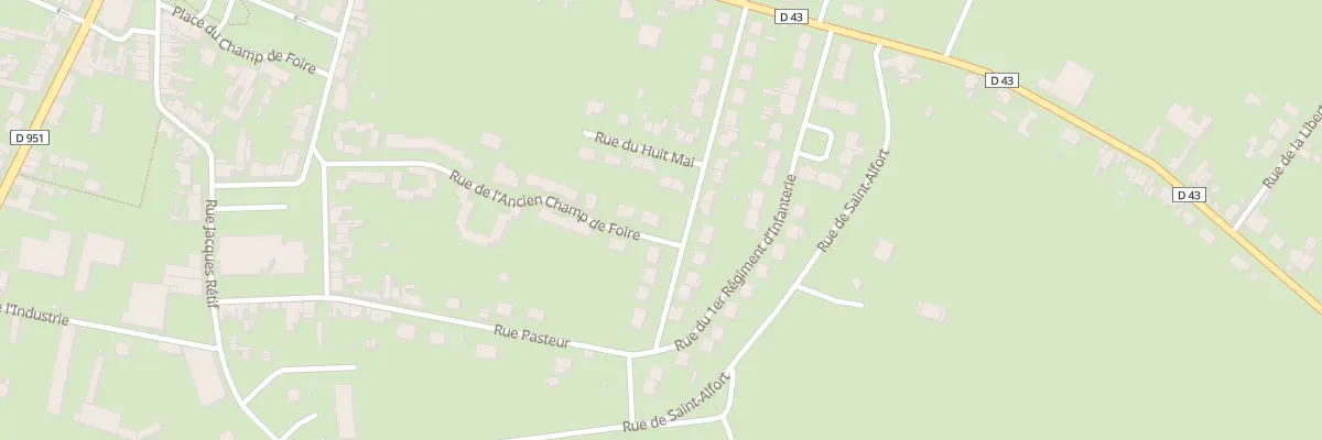 Plan du 24 Rue du Huit Mai à Sancoins