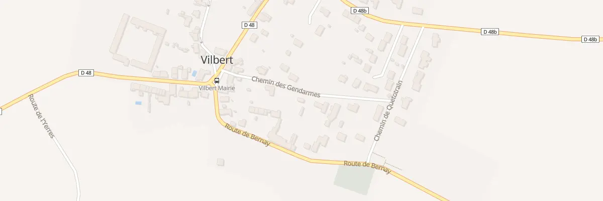 Plan du 4 Che des Gendarmes à Bernay-Vilbert