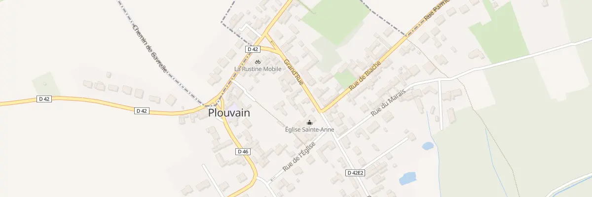 Plan du 14 Gr Grand’Rue à Plouvain