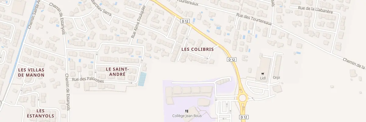 Plan du 5 Rue des Sucriers à Pia